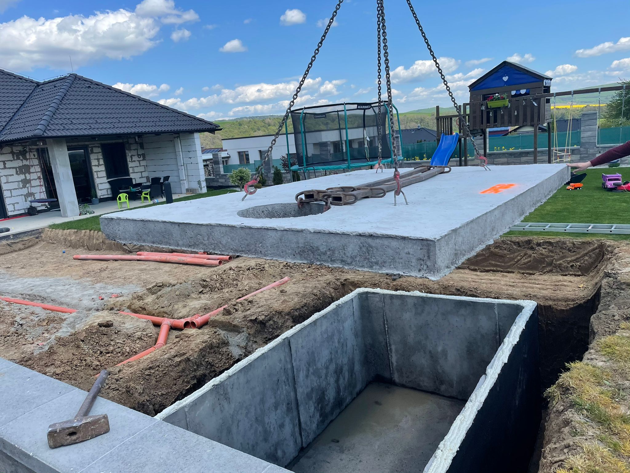 Betónová žumpa – realizácia 15